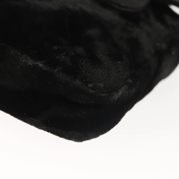 Chanel Black/Gold Velvet Velor Waist Bag - Picture 10 of 16